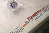 Подоконник ламинированные цветные DANKE STANDART Мрамор матовый 200 мм