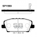 Колодки Тормозные Передние Sangsin Brake Sp1569 Sangsin brake арт. SP1569