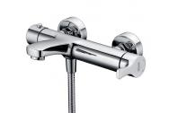 Смеситель WasserKRAFT BERKEL 4801 для ванны и душа с коротким изливом, хром