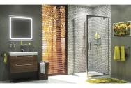 Душевой уголок WasserKRAFT Berkel 48P26, П-образный, 100 см, с универсальной рас