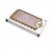 Скатерть DO&CO c гипюром 160x220 КДК цвет золотой
