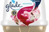 SC J GLADE Аромагель Освежитель воздуха "I Love You", 180гр