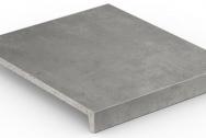 Плитка для ступеней с капиносом прямоугольная (9430) 982 anthracite Stroeher 294
