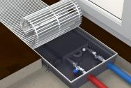 Внутрипольный конвектор Helios Light (CIL) 200×110×2400 мм