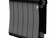 Радиатор биметаллический 300/90 6 секций Royal Thermo Infinity Noir Sable, чёрны