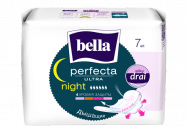 BELLA Прокладки супертонкие PERFECTA ULTRA NIGHT silky drai, 7шт