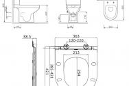 Комплект Am.Pm Spirit (CK70DC) хром, белый