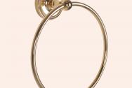 Полотенцедержатель кольцо Tiffany World Bristol TWBR015oro, золото