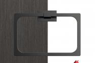 Colombo Design LOOK B1631.GM - Держатель для полотенца | кольцо Graphite Matt (г