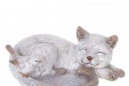 Подсвечник "Кошка с птичкой", 26. 5 см