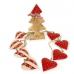 Гирлянда подвесная EnjoyMe Red Hearts, 4 шт.