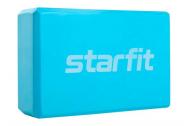 Блок для йоги StarFit Core YB-200 EVA, синий пастель