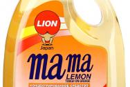 ЯПОНИЯ LION "MAMA LEMON" конц. гель д/посуды и дет. принадл. Антибакт. АПЕЛЬСИН 1л