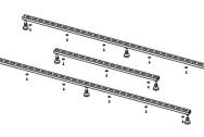 Ножки для душевого поддона Riho Basel 406, 416, 432 - 8 опор POOTSET64