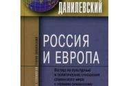 Россия и Европа. Взгляды на культурные и политические отношения славянского мира