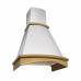 Каминная вытяжка Elikor FL 6634 W1 белый SM / дуб неокрашенный