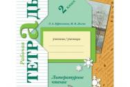Ефросинина. Литературное чтение 2 класс. Рабочая тетрадь. В 2-х частях. Часть №