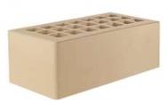 Кирпич слоновая кость 1, 4НФ ЖКЗ 250х120х88