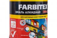 Эмаль ПФ-115 ярко-зеленая FARBITEX 1,8 кг
