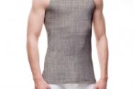 майка муж. 213 Ribbed 6(3XL) серый melange