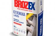 Стяжка Brozex NF-40 ровнитель для пола базовый 25 кг, шт