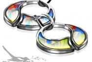 Серьги с эмалью Circulation от Музы Талии