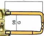 Комплект плеч с возд. охл. L=330мм, D=18мм TECNA 5024