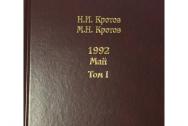 Жизнь во времена загогулины. 1992. Май. (в 2 томах) Кротов Н. И. Андрей Фурсов ре