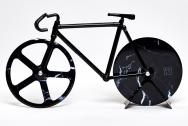 Нож для пиццы из нержавеющей стали Doiy The Fixie, черный мрамор