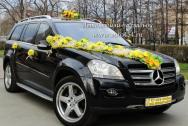 Черный джип Мерседес GL500 на свадьбу